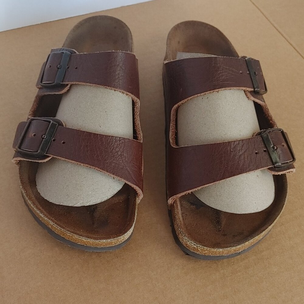 Birkenstock Brown Leather Sandals - Size 36 - Picture 8 of 15
